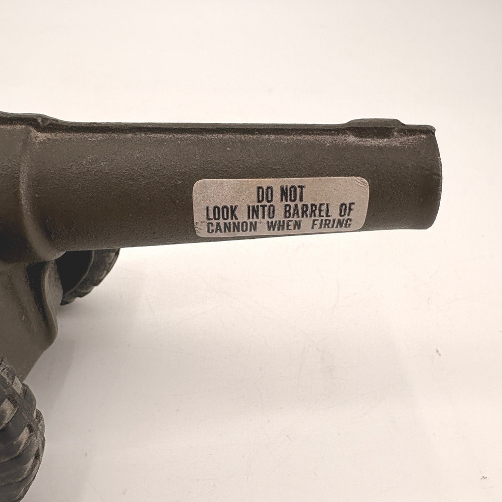 VINTAGE‎ BIG BANG CANNON Conestoga Co. Cast Iron Toy Military USA - Picture 6 of 7